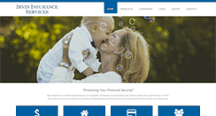 Desktop Screenshot of irvinsurance.com